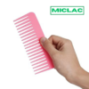 MICLAC Large Multicolor Shampoo Hair Comb for Men and Women - Pack of 1