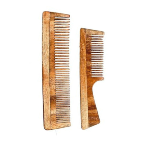 Dual Teeth Wooden Comb